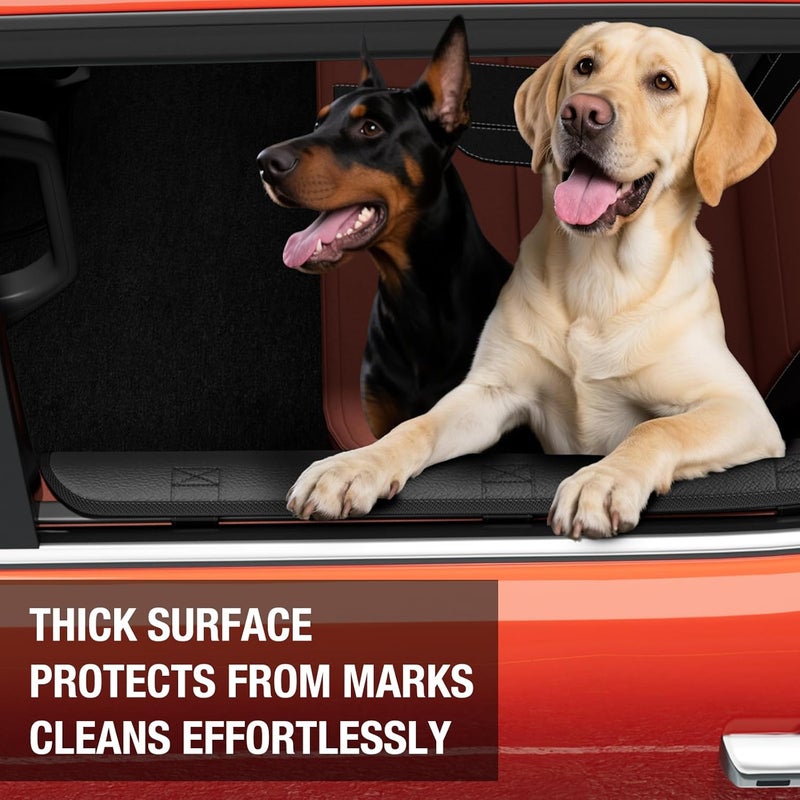 Surfcabin Dog Car Door Protector – 20% Larger Design for Trucks & Large SUVs, Thickened Waterproof Door Panel Covers, Protects Doors from Dog Scratching - Image 3